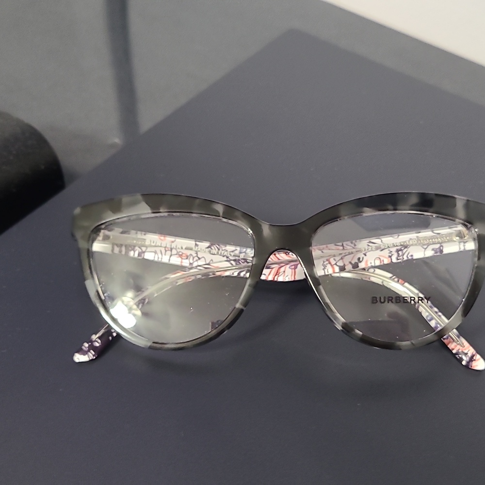 NW Authentic Burberry Glasses Frames with case, box and certificate.